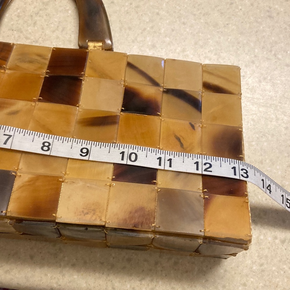 VTG Shira Leah Chicago Lucite Tiled  Handbag - Picture 6 of 9